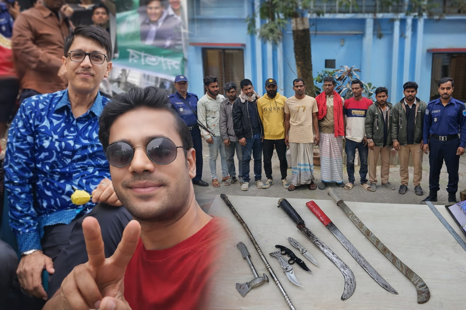 সাভারে বিএনপি নেতাসহ ডাকাত দলের ৯ সদস্য গ্রেপ্তার